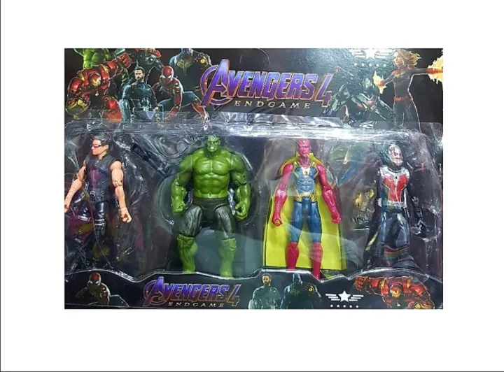 4%20piece%20super%20hero%20avenger%20set%20toy%20action%20figure%20-%20Image%204