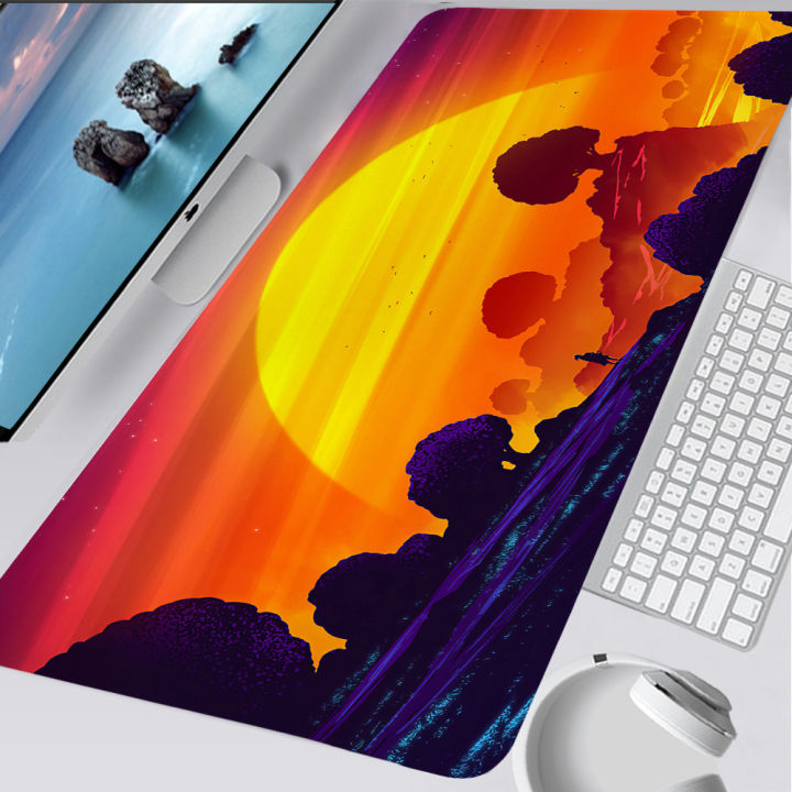 Cross-border%20sunset%20landscape%20print%20mouse%20pad%20oversized%20corporate%20advertising%20mouse%20pad%20office%20writing%20book%20-%20Image%204