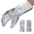 Long Safety Work Heat Resistant Gloves Aluminized Fire Smelting Welding Glove 2022 NEW. 