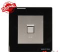 WALTON CRYSTAL BLACK Series Data Internet CAT-6 White Socket Network Jack Plug Computer RJ45 Switch. 