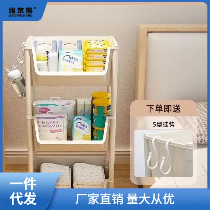 Plastic%20mobile%20bookshelf,%20multi-layer%20floor%20shelves,%20wheeled%20trolley%20storage%20racks,%20desktop%20storage%20cabinets,%20layered%20shelves%20-%20Image%202