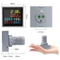 Energy Meter, AC 50-300V 100A Mini Power Monitor 6in1. 