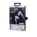 REMAX RM-533 AirPlus Pro Type-C Earphone In Ear Wired Mic Volume Control Earphone - Headphone. 