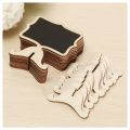15 Pack Mini Chalkboards Place Cards with Easel Stand - Wood Rectangle Small Chalkboard Signs for Wedding, Birthday Parties, Table Numbers, Food Signs and Special Event Decoration. 