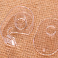 1pc Transparent Tape Dispenser Cutting Student Tape Dispenser Acrylic Stationery. 