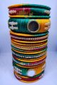 Silk Thread Fashion Bangles Set Reshmi Churi Design for Women and Girls in Trendy Colors. 