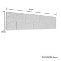 Decor Living 70 X15CM 3D Wall Paper Sheet DIY Self-Sticker Soft Anti-colliding Home Decoration.