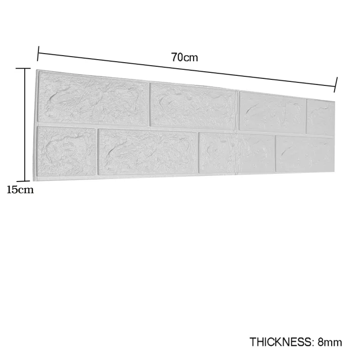 Decor%20Living%2070%20X15CM%203D%20Wall%20Paper%20Sheet%20DIY%20Self-Sticker%20Soft%20Anti-colliding%20Home%20Decoration%20-%20Image%208