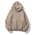 2023 Autumn Casual Basic Women Solid Color Loose Hooded Hoodies Jogger Sweatshirt Winter Front Pockets Plus Size Pullover Tops. 