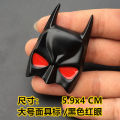 3D Metal Batman Car Sticker Logo for Bike Motor Car Silver Chrome Motor Emblem.