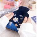 Hot Water Bag Explosion-proof Hand Warm Portable Plush Water Bag Compression Resistant Hand Warmer. 