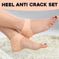 Comfortable Silicon Moisturizing Heel Swelling Pain Relief Foot Support to Eliminate cracks.