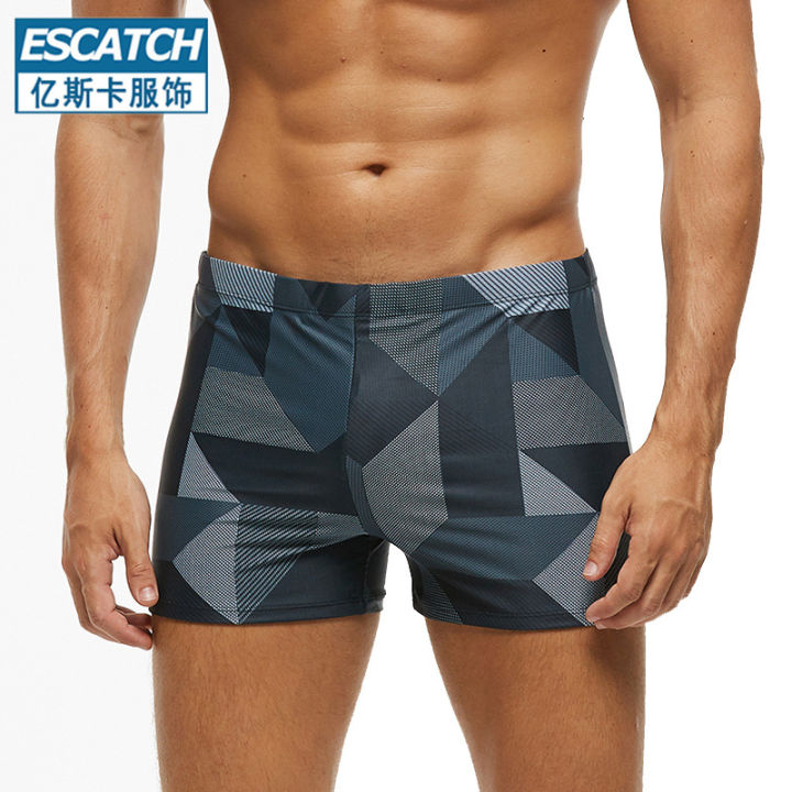 Men's%20Anti-Embarrassment%20Swimming%20Trunks%20Boxer%20Factory%20Direct%20Sales%20Beach%20Swim%20Trunks%20Large%20Size%20Shark%20Skin%20Adult%20Professional%20Swim%20Trunks%20Set%20-%20Image%202
