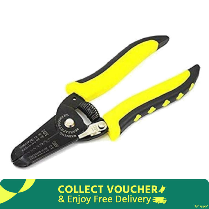 7 in 1 Wire Stripper Tool Cable Cutter Clamp Multifunction Handle Stripping Pliers Wire Stripper Plier Diameter 0.6-2.5mm