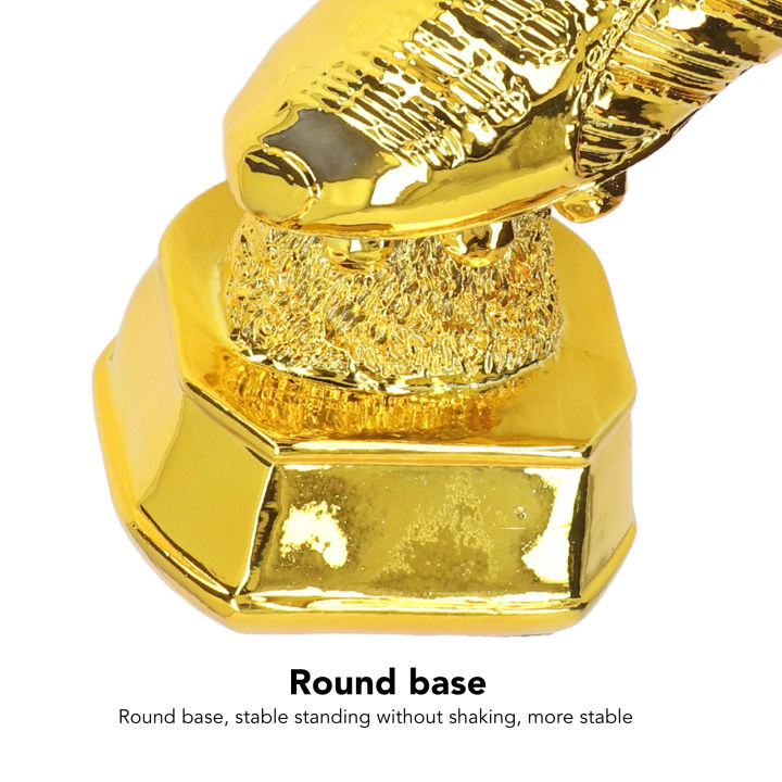 Golden Boot Trophy Gloss Football Golden Boot Award Multi Purpose for Bookshelf