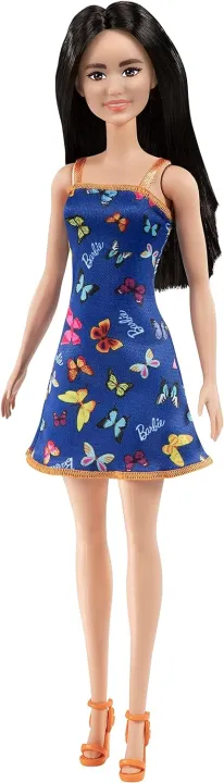 Barbie%20T7439%20Brand%20Entry%20Doll%20Asst%20%20%20Barbie%20Doll%20(11.5%20inches)%20with%20Colorful%20Butterfly%20Logo%20Print%20Red%20Dress%20&%20Strappy%20Heels,%20Great%20Gift%20for%20Ages%203%20Years%20Old%20&%20Up%20-%20Image%206
