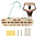 Climbing Fingerboard Strength Rock Board Portable Pull-Up Rock Climbing Hangboard Grip Strengthener Forearm Exerciser. 