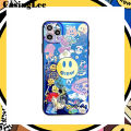 Casinglee For iPhone 13 Pro Max Case Shockproof Fashion Cartoon Smile Face Blue Light Silicone Soft Phone Case for iPhone 13 Pro Max Back Cover. 
