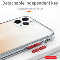 360 full body protective clear case for iPhone 13 12 mini 11pro XS Max X XR 6 8 7 plus double layer protect soft silicone Coque.