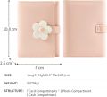 Small Wallet for Women Fashion Girls Cute 3D Cat Face Glitter Ears Wallet with Tail Tri-Folded Wallet ID Card Case with Zipper Pocket.