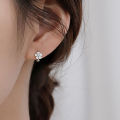 14k Flower Hoop Earings For Women Hikaw Silver Earrings  Non Tarnish Hypoallergenic Earings-MOILY. 