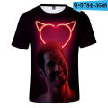 TV Show Lucifer Morningstar 3D Printed T-shirt Women Men Summer Fashion Short Sleeve Funny Tshirt Devil Graphic Streetwear Tops. 
