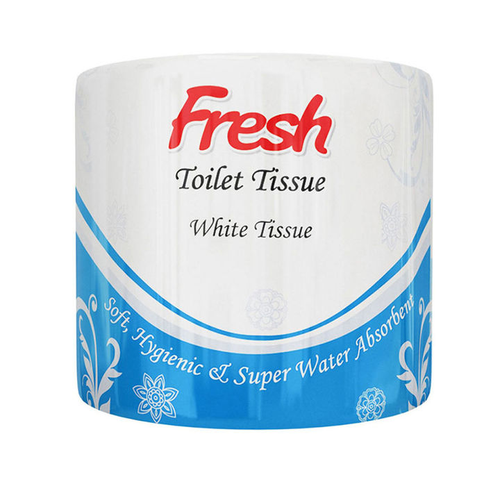 Fresh Toilet Tissue Paper - White -12 Pack