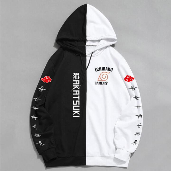 Sale Double Color Hoodie Fashion Akatsuki Print Pullover