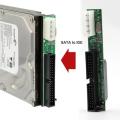 SATA ssd hdd female hard drive to ide 3.5" 40 pin male converter card adapter. 