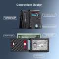 New generation automatic pop-up flip box men's 2024 new genuine pickup card bag with a premium feel wallet. 