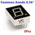 2Pcs- CA Single Digit 0.56 Inch RED Color Common Anode 7 Segment Display 1 Digit RED LED Light Seven Segment Display 0.56 Inch 10 Pin Leads Digital LED Display 4 Ratings6 Answered Questions.