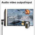 8K@60Hz MINI HDMI/MICRO HDMI 90 Degree Elbow Up/down/Left/right To HDMI 2.1 Female Audio video Cable Converter For Laptop PC. 