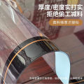Chinese eco-friendly transparent table mat pvc soft glass Eight Immortals tablecloth waterproof oil non-washing and anti-scald square table square. 