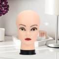 Bald Mannequin Head Freestanding Display Practice Display Head Model for Display Hat. 