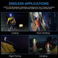 Halloween NEW LED Headlamp Rechargeable Powerful Head Lamp USB Rechargeable 1200mAh Camping Headlight Head Flashlight Head LightDolls Accessories.