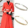 Simple Fashion Women Party Metal Wide Waistband Belt Waist Chain for Dress Coat Accessories Waistband. 