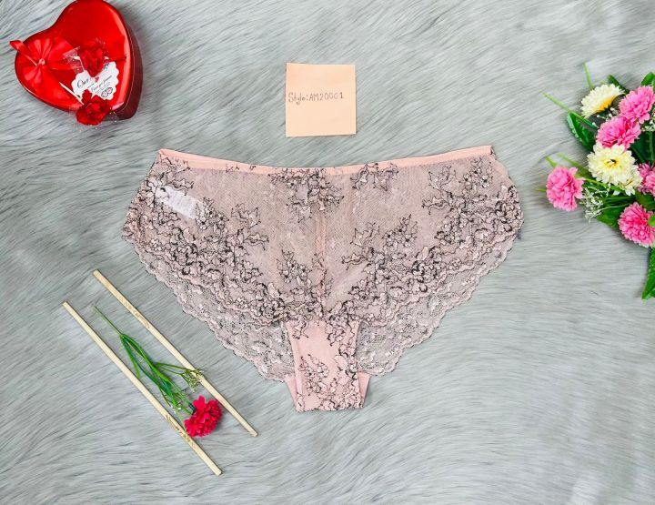 Womens%20Lace%20Panty%20Low%20Waist%20Cotton%20Briefs%20Underwear%20Soft%20Stretch%20Bikini%20Solid%20Cozy%20Lace%20Tanga%20Lace%20Cheeky%20Underwear%20for%20Women%20Lace%20Panties%20Net%20Panty%20Soft%20&%20Comfortable-%204%20PCS%20-%20Image%203