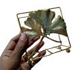 Tissue Stand Creative Gold Metal Tissue Holder Storage Organizer Napkin Holder For Dinner Table.