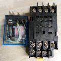 AC 220V 14-Pin Electromagnetic Relay with PTF14A Socket Base. 