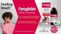 Vitabiotics Feroglobin Plus Liquid Gentle Iron Vitamin D And Co-Q10 500ml UK.