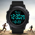 YIKAZE Men's Sports Digital Watches Big Dial Multifunctional Waterproof Military Sport Watch Electronic Wristwatch for Man Kids.