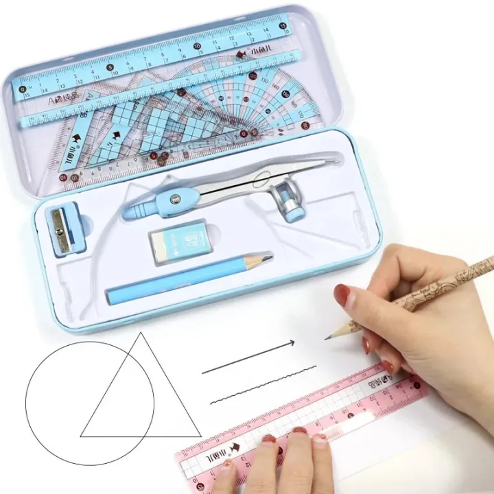 8Pcs/Set%20Ruler%20Compass%20Pencil%20Set%20Geometry%20Math%20Student%20Drawing%20Stationery%20Mathematical%20for%20Boy%20Girl%20Gift%20Kawaii%20School%20Supplies%20-%20Image%203