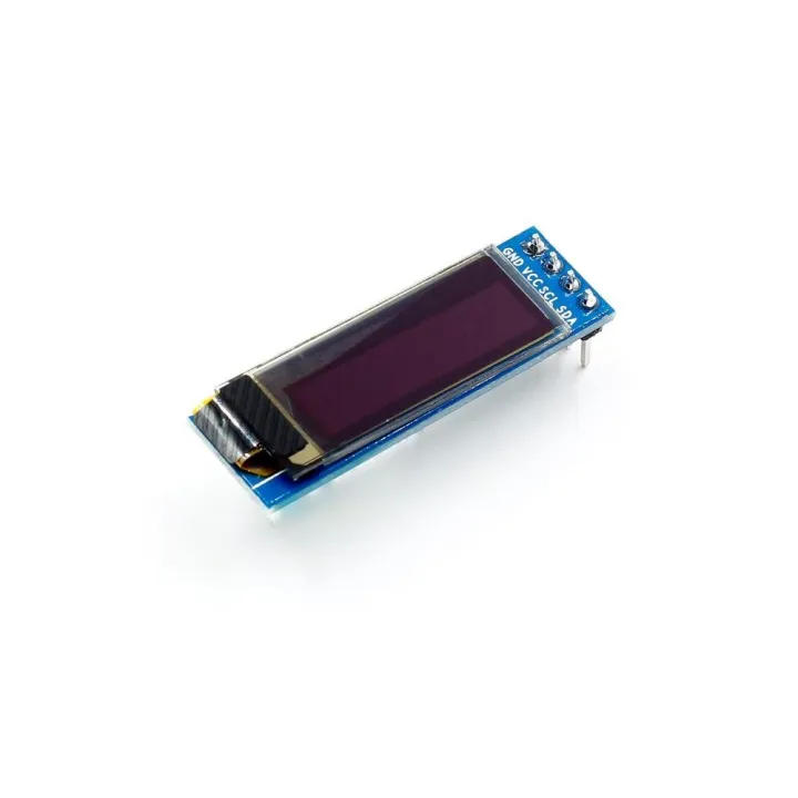 0.91%20INCH%20OLED%20LCD%20Display%200.91%20Inch%20DC%203-5V%204%20Pin%20Connections%20Leads%20For%20Cables%2012832%20128%C3%9732%20Pixel%20LCD%20Display%20Module%20IIC%20I2C%20Interface%20Communicate%20Module%20Monitors%20-%20Image%202