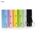 Portable 2600mAh USB External Power Bank Case Pack Box 18650 Battery Charger No Battery Powerbank With Key Chain. 