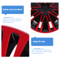 15 Inch Red Black Wheel Car Wheel Case Wheel Skin Hub Caps Hub Car Wheel Wall Decor Car. 