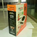 NOVA NV-1230-SS Infrared Cooker 3000W Double Heater Inverter Friendly Touch & Knob Control.