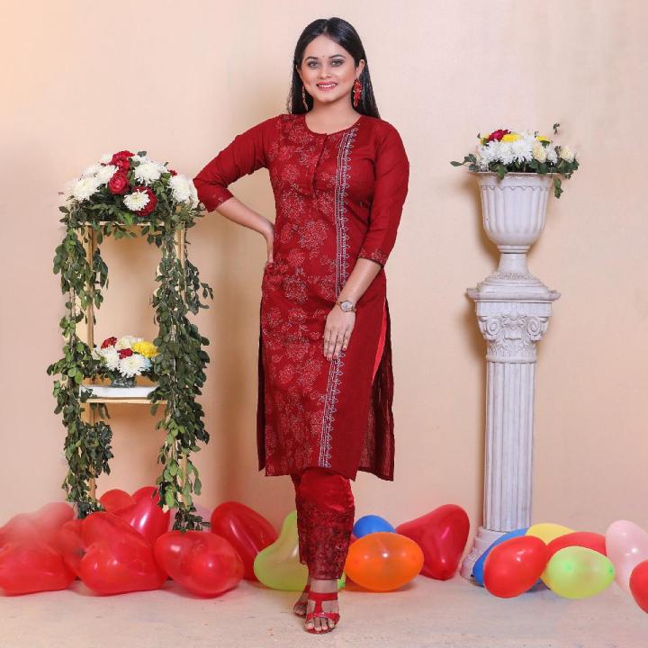 Swapon's World Valentine Special Kurti - 18726K