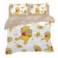 Disney Winnie the Pooh bedding set twin size duvet cover for kids bedroom decora boys double bed set single king bedspread. 