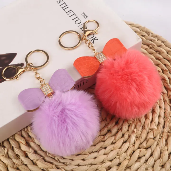 Keychain%20Bag%20Pendant%20Pom%20Pom%20Keychain%20Keyring%20Wallet%20Accessory%20-%20Image%204