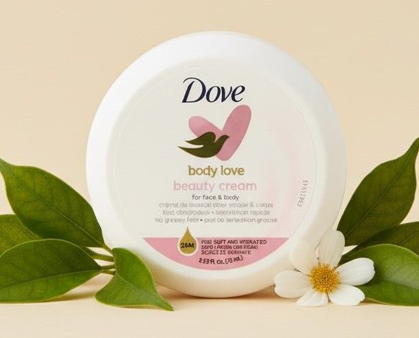 Dove Body Love Beauty Cream for female winter moisturizing cream - 75ml